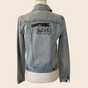 Netflix x Everything Sucks Levis Denim Trucker Jacket Cast & Crew Gift Size S